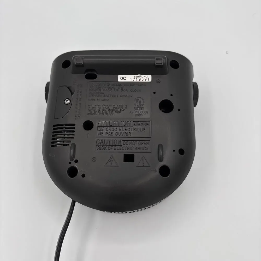 Sony ICF-C318 Dream Machine AM/FM Alarm Clock Radio Dual Alarm